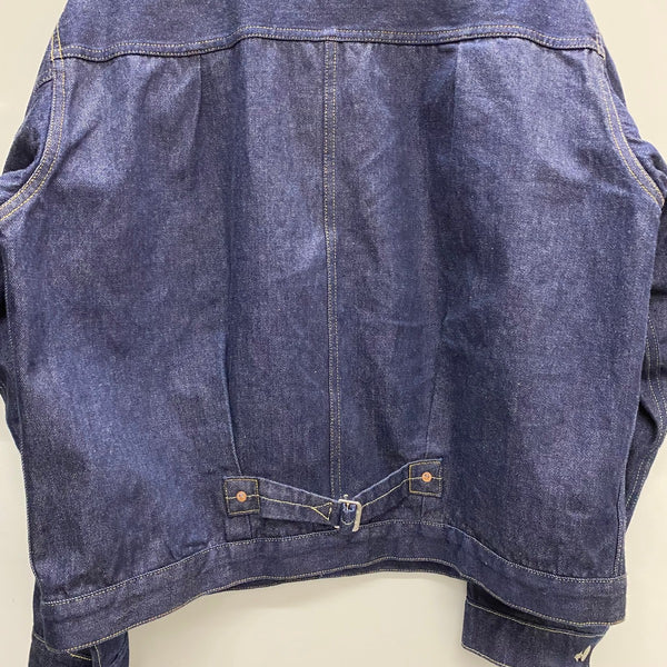 【曜日割引対象外】 リーバイス Levi's LVC 1936 506XXE T-BACK 日本製 赤耳 濃紺 70506-0028 ジャケット ブルー 46サイズ 201MT-4857 VB