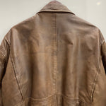 【曜日割引対象外】 アヴィレックス AVIREX G-1 レザー フライトジャケット トップガン ライダース レザージャケット ジャケット ブラウン Lサイズ 201MT-4568 VB