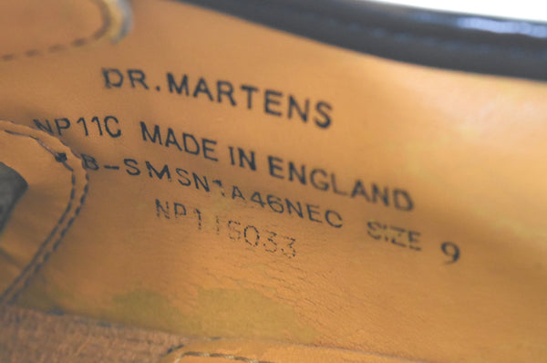 ドクターマーチン Dr.Martens ENGLAND イングランド製 4ホール 英国  メンズ靴 ブーツ その他 ブラック 9 103S-1236