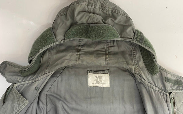 【曜日割引対象外】 ヴィンテージ vintage 70's USAF CWU-8/P ラビットフード パーカー 8415-890-2029 ジャケット カーキ Mサイズ 201MT-3551 VB
