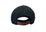 グッチ GUCCI GG LOGO BASEBALL CAP ロゴ ベースボール キャップ 刺繍 ハット 黒 帽子 メンズ帽子 キャップ ロゴ ブラック Mサイズ 104H-52