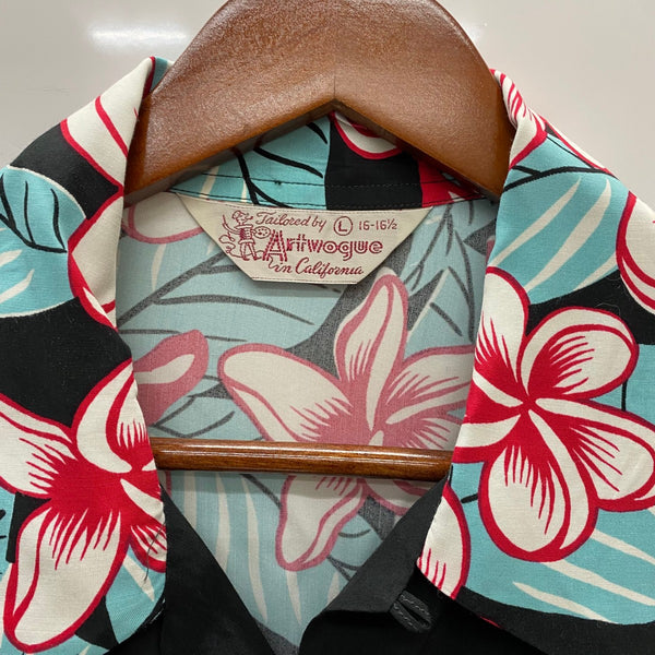 【曜日割引対象外】 サンサーフ SUN SURF SPECIAL EDITION L/S RAYON HAWAIIAN SHIRT SS28422 長袖シャツ ブラック Lサイズ 201MT-4290 VB