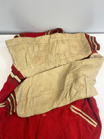 ヴィンテージ vintage 60's～ 60年代 BUTWIN バトウィン ウール スタジャン バーシティジャケット アワードジャケット  Red Knights 袖レザー ツートン ベージュ 44 ジャケット レッド 101MT-5454