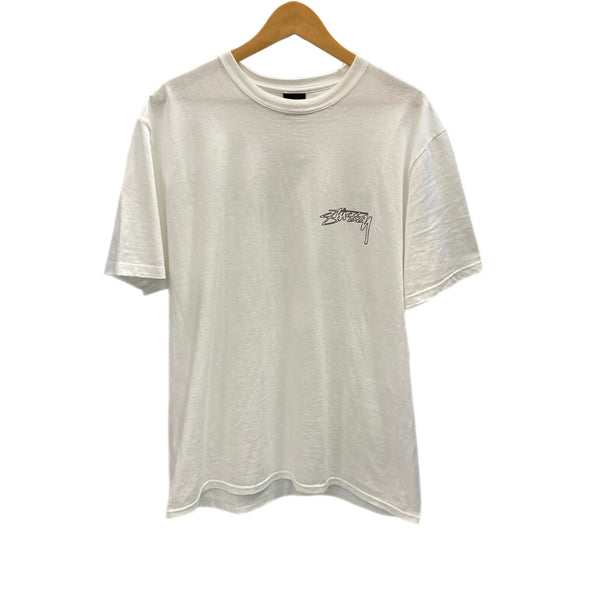 ステューシー STUSSY 24ss wingspan tee ウィングスパン プリント Tシャツ ホワイト Lサイズ 101MT-2772