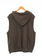 アンダーカバー UNDERCOVER ×KAWS 01ss CHAOTIC DISCORD期 ノースリーブ パーカー Z214-4 パーカ カーキ Mサイズ 103MT-2668