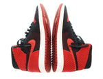 ナイキ NIKE Air Jordan 1 Retro High Flyknit "Bred" エアジョーダン1 レトロ ハイ フライニット ブレッド 919704-001 メンズ靴 スニーカー レッド 28cm 103S-884