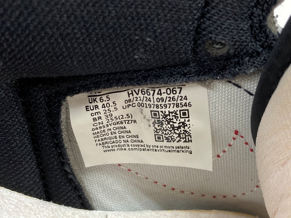 ナイキ NIKE 24年製 AIR JORDAN 1 HIGH 85 BRED エア ジョーダン ハイ ブレッド AJ1 シューズ 赤 黒 HV6674-067 メンズ靴 スニーカー ブラック 25.5cm 104S-1025