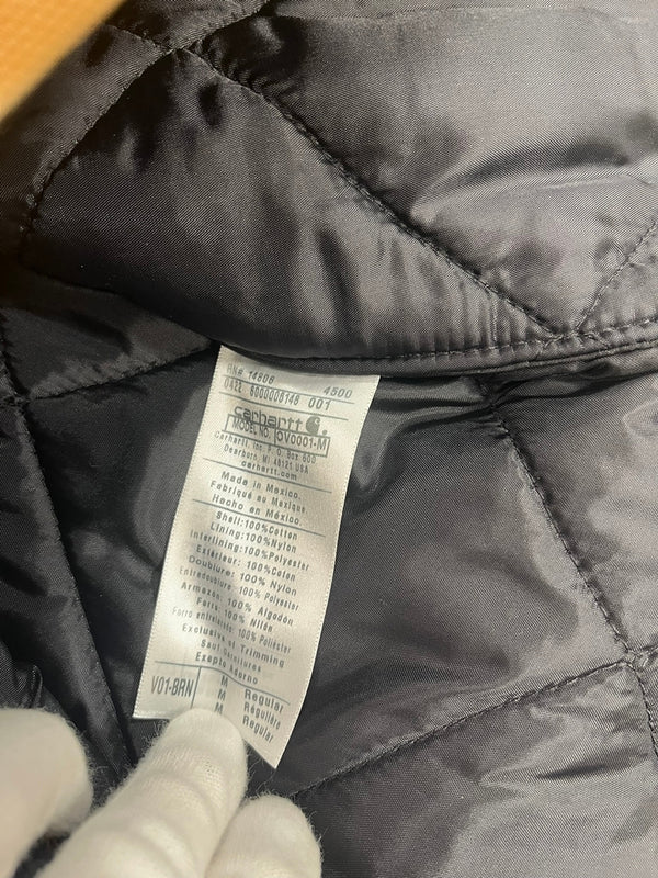 カーハート Carhartt CARHARTT DUCK VEST ARCTIC QUILT LINED ダックベスト 茶 V01-BRN ベスト ベージュ Mサイズ 101MT-5125