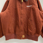 【曜日割引対象外】 カーハート Carhartt 00's Santa Fe Jacket サンタフェジャケット ワーク ジャケット ワインレッド 4XLサイズ 201MT-3700 VB