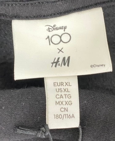 ディズニー Disney100 x H&M オーバーサイズ フィット スウェット パーカ パーカ ブラック XLサイズ