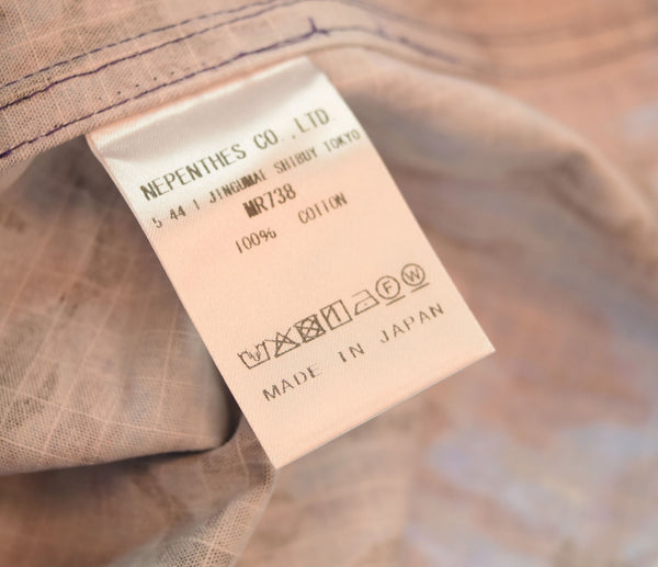 サウスツー ウエストエイト South2 West8 HUNTING SHIRT - COTTON RIPSTOP ハンティング シャツ リップストップ 総柄 MR738 長袖シャツ マルチカラー Mサイズ 103MT-1950