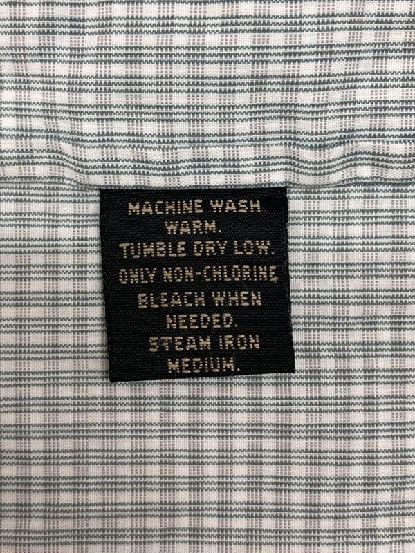 ダブルアールエル RRL 90s CHECK SHIRT チェック シャツ ボタン ピンチェック 長袖 Ralph Lauren 灰 長袖シャツ チェック グレー Lサイズ 104MT-2249