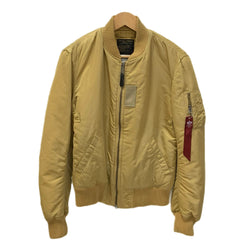 アルファ インダストリーズ ALPHA INDUSTRIES MA-1 フライトジャケット 8415-633-9617 ジャケット ベージュ Sサイズ 201MT-4887
