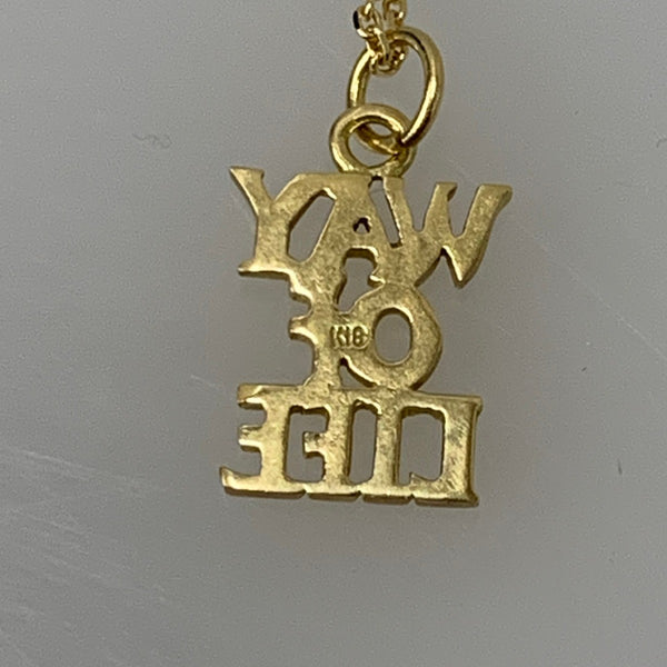 【曜日割引対象外】 【中古】ラッツ Rats NECKLACE WAY OF LIFE 18K メンズジュエリー・アクセサリー ネックレス・ペンダント ゴールド 201goods-774