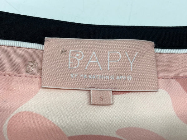 アベイシングエイプ A BATHING APE ベイピー BAPY プリーツスカート PLEATS パール PEARL トレンド Y2K モード BLACK 黒 BPYSK9202XXXA スカート ライン ブラック Sサイズ 104LB-45