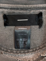 マイナス MINUS BOOTLEG CREW SWEAT ブートレグ クルー スウェット Nine Inch Nails ダメージ加工 トレーナー 裏起毛 黒 サイズ 1 スウェット プリント ブラック 104MT-1590