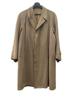 ヴィンテージ vintage ~50s Horse riding coat ホースライド 乗馬 ギャバジャン ギャバジン サテン ナットボタン ボロ ダメージ  コート 無地 ベージュ 104MT-1909