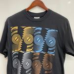 【曜日割引対象外】 ヴィンテージ vintage 80's The Rolling Stones THE NORTH AMERICAN TOUR 1989 USA製 BROCKUM Tシャツ ブラック Lサイズ 201MT-4180 VB