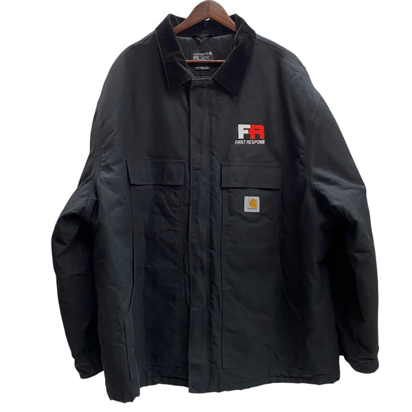【曜日割引対象外】 カーハート Carhartt トラディショナルコート ダック地 ワークジャケット コート ブラック 3XLサイズ 201MT-3900 VB