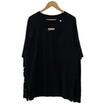 オフホワイト Off-White double caravaggio square t-shirt ロンT ブラック Mサイズ 201MT-3423