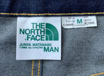ノースフェイス THE NORTH FACE JUNYA WATANABE MAN X THE NORTH FACE JEANS  WA-P401 デニム ロゴ ブルー Mサイズ 201MB-649