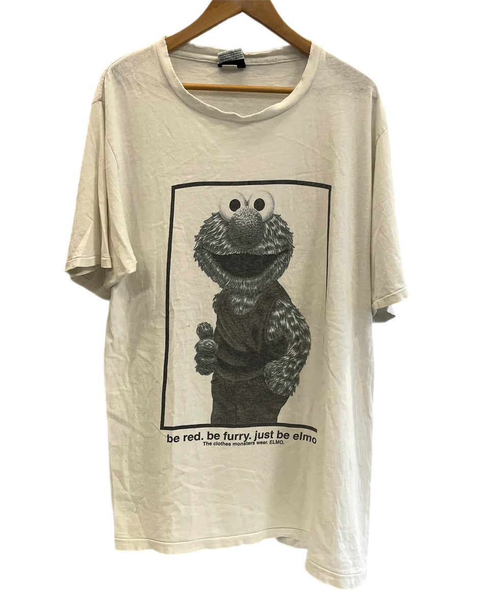 Elmo セサミストリート エルモ tシャツ 白 vintage 90 s USA製 SESAME