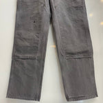 【曜日割引対象外】 カーハート Carhartt ダブルニー ダックパンツ カーゴパンツ グレー 33×32サイズ 201MB-1184 VB