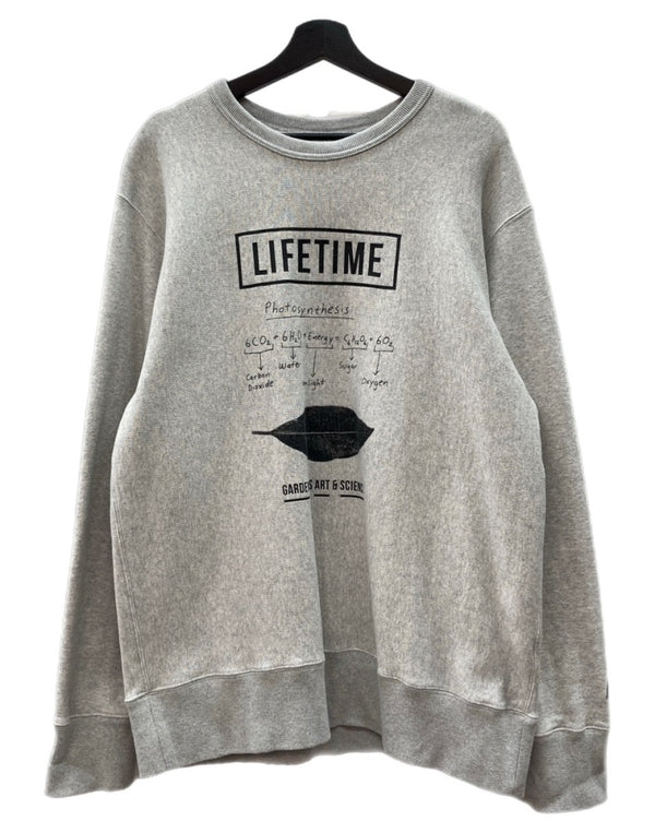 タコマフジレコード TAKOMA FUJI RECORDS LIFETIME SWEATSHIRT スウェットシャツ ジェリー鵜飼 トレーナー 裏起毛 ヘビーオンス 灰 スウェット プリント グレー 104MT-2216