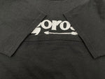 ヴィンテージ vintage 90's 90年代 goro's ゴローズ United Sports USA製 両面プリント ロゴ 黒 Tシャツ プリント ブラック Mサイズ 104MT-1192