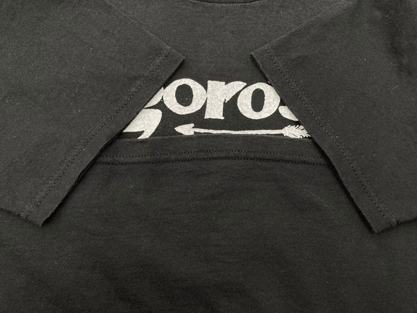 ヴィンテージ vintage 90's 90年代 goro's ゴローズ United Sports USA製 両面プリント ロゴ 黒 Tシャツ プリント ブラック Mサイズ 104MT-1192