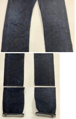 リーバイス Levi's 90's 90年代 501XX ボタン裏553 アメリカ製 MADE IN USA リジット 濃紺 VINTAGE ヴィンテージ デニム ブルー W30L36 101MB-733