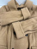 ラルディーニ LARDINI ロコート ダブルチェスターコート IA45042 ジャケット ベージュ Mサイズ 101MT-5102