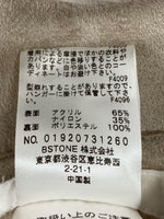 アメリ AMERI BLANKET LIKE FAKE MOUTON COAT ブランケット ライク フェイク ムートン BEIGE 01920731260 コート 無地 ベージュ 104LT-35