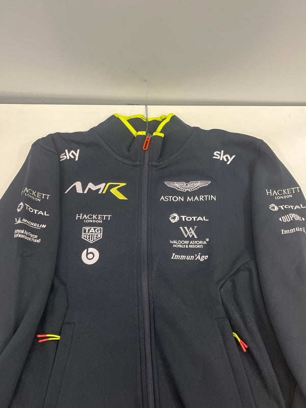 アストンマーティン ASTON MARTIN RACING WEC HACKETT LONDON オフィシャル 公式 レーシングジャケット スウェット ジャケット ブラック Mサイズ 101MT-5310