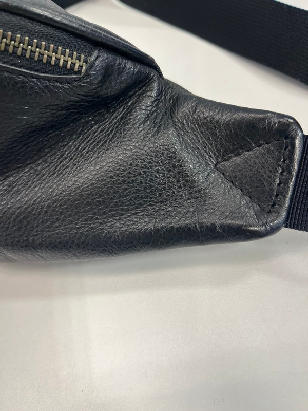 シュプリーム SUPREME レザーウェストバッグ ボックスロゴ BOXLOGO 黒 バッグ メンズバッグ ボディバッグ・ウエストポーチ ブラック 101bag-172