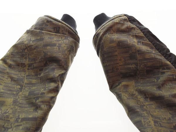 ダブルタップス WTAPS 2007AW TWO TONE MA-1 Flight Jacket BomberJacket 袖切り替え フライトジャケット ボンバージャケット 裏原  GWDT-JK-M01 ジャケット ブラック 103MT-2102
