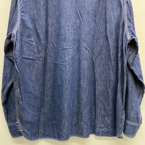 【曜日割引対象外】 カーハート Carhartt ハートタグ 復刻 デニム 610 長袖シャツ ブルー Mサイズ 201MT-4122 VB