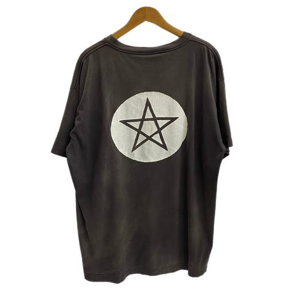 セントマイケル SAINT Mxxxxxx HUMAN FEAR SM-S22-0000-011 Tシャツ ブラック XLサイズ 201MT-3951