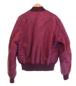 コリンス CORINTH 80's - 90's MA-1  CORINTH MFG.CO ボルドー MADE IN USA フライト ジャケット Flight Jacket  MA-1-1500 ジャケット ワインレッド Mサイズ 103MT-3447