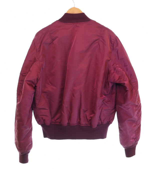 コリンス CORINTH 80's - 90's MA-1  CORINTH MFG.CO ボルドー MADE IN USA フライト ジャケット Flight Jacket  MA-1-1500 ジャケット ワインレッド Mサイズ 103MT-3447