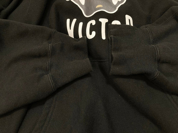 ヒューマンメイド HUMAN MADE Victor Victor Worldwide Sweat Hoodie ビクター ワールドワイド スウェット 黒 プルオーバー パーカー XXL パーカ プリント ブラック 101MT-2582