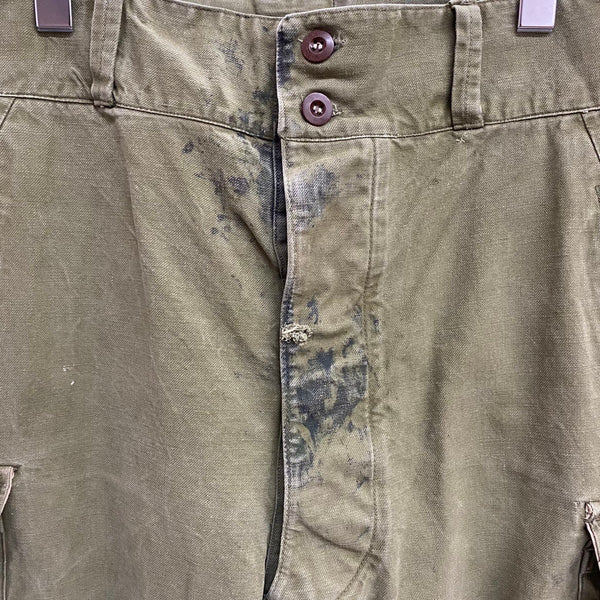 【曜日割引対象外】 ヴィンテージ vintage 50's フランス軍 M-47 前期 カーゴパンツ カーキ W36サイズ 201MB-1179 VB