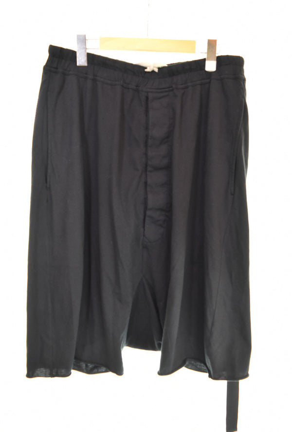 リック オウエンス RICK OWENS DRKSHDW DRAWSTRING PODS SHORTS サルエル ショートパンツ 黒  DU01B7380-RN ハーフパンツ ブラック Mサイズ 103MB-463
