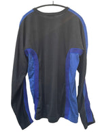 コムデギャルソン COMME des GARCONS HOMME PLUS カーブ期 03SS カーブ ライン カットソー ロンT ブルー 601MT-37