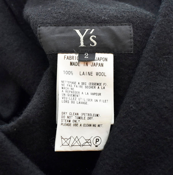 ワイズ Y's ヨウジヤマモト Yohji Yamamoto 黒 ブラック black ワイド パンツ ボトムスその他 ブラック Mサイズ 103MB-114