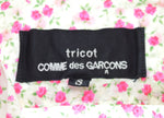 トリココムデギャルソン tricot COMME des GARCONS AD2004 00s 00's 変形ブラウス フロントホック 2way TO-B036 半袖シャツ ホワイト Sサイズ 103LT-127