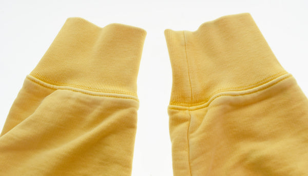 シュプリーム SUPREME 17SS Overdyed Hooded Sweatshirt オーバーダイ スウェットプルオーバーパーカー  パーカ イエロー Mサイズ 103MT-3338