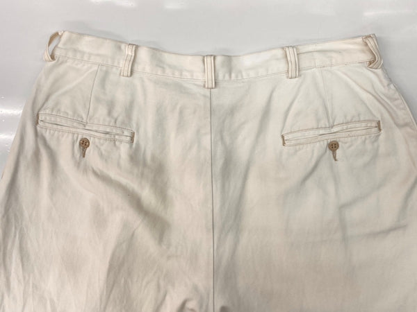 ダブルアールエル RRL 90s CHINO PANTS チノ パンツ ワーク 三ツ星タグ USA製 トラウザーズ Ralph Lauren 白 無地 チノパン ホワイト 104MB-338