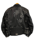 ニコクドウ 弐黒堂 ライドジャケット 刺繍 バイカー バイク ジャケット ブラック Lサイズ 101MT-5393