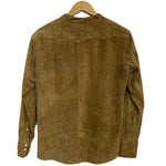 アンユーズド UNUSED カウレザーウエスタンシャツ 長袖シャツ ブラウン 3サイズ 201MT-4416